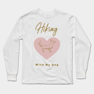 Hiking Dog Long Sleeve T-Shirt